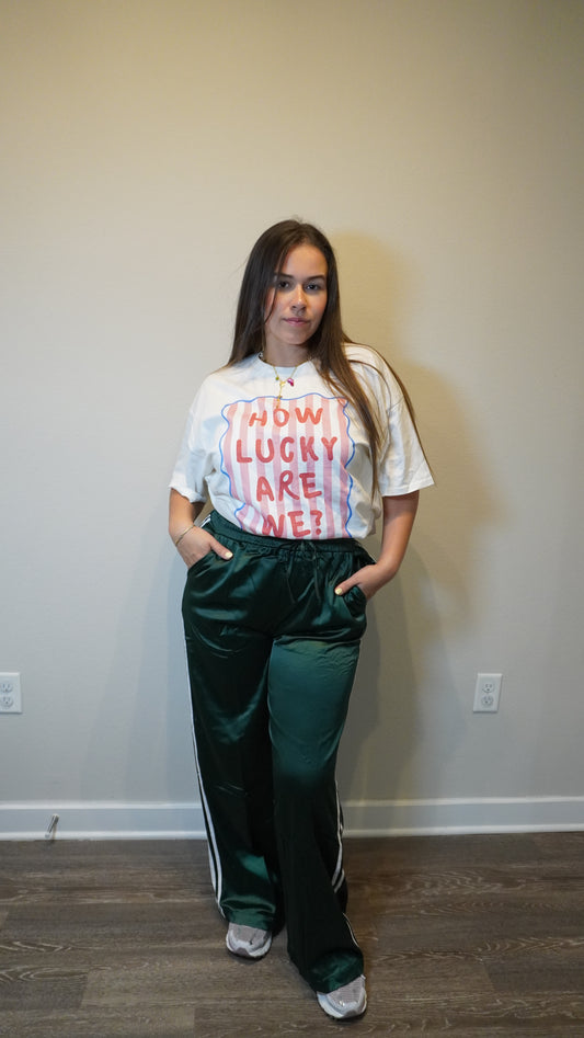 Track Satin Pants